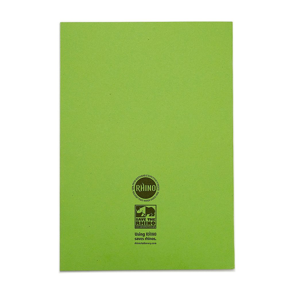 RHINO A4 Exercise Book - Split Page Blank/8mm Lined | 64pg/10pk | The Dyslexia Shop