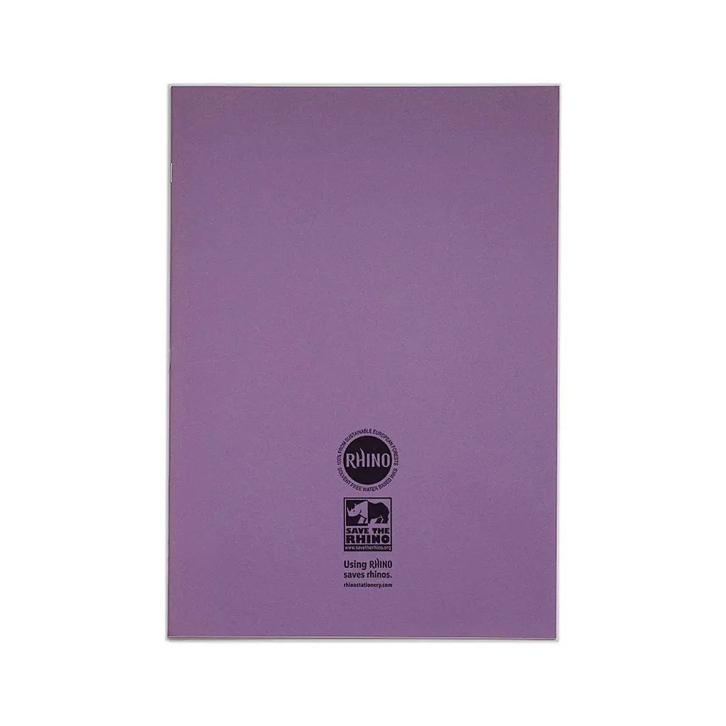 RHINO A4+ 13 x 9 Oversized Exercise Book - 8MM Lined W/ Margin |80pg/10pk | The Dyslexia Shop