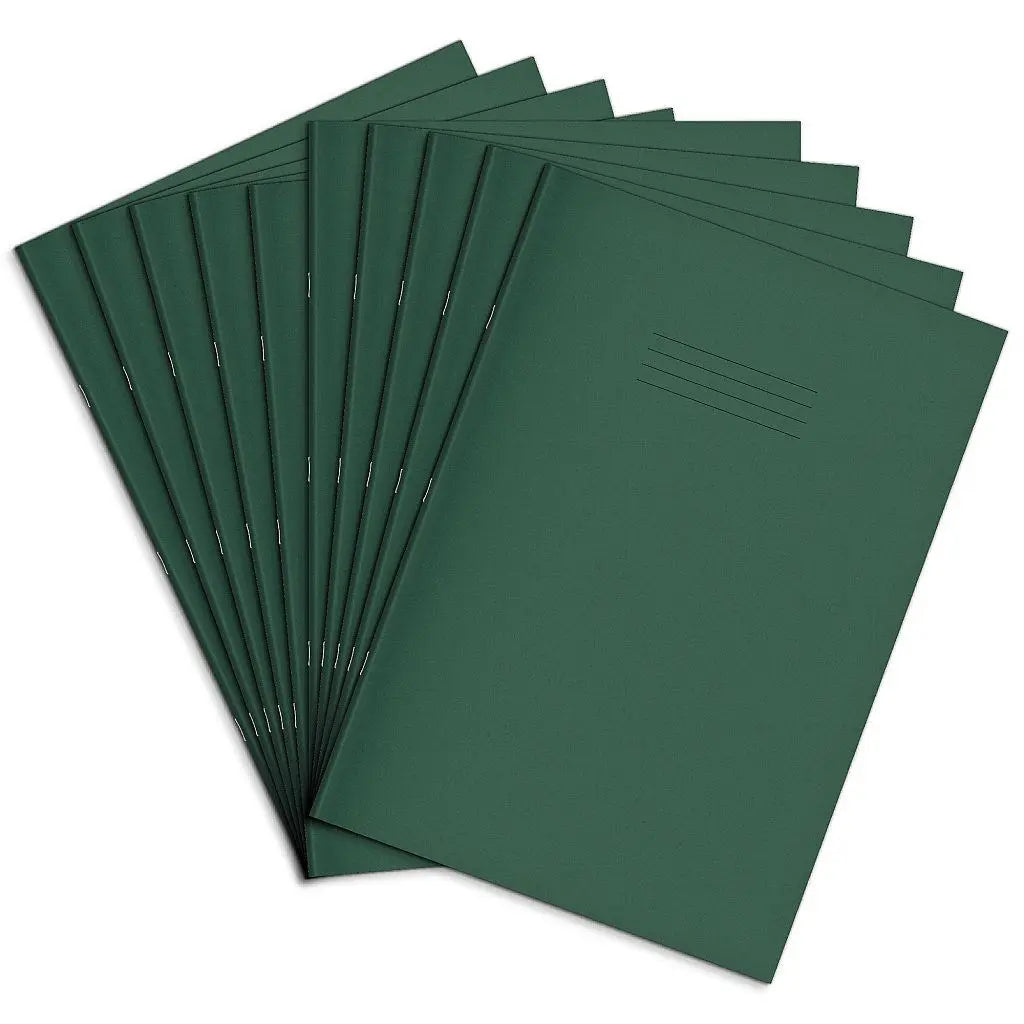 RHINO A4+ 13 x 9 Oversized Exercise Book - 8MM Lined W/ Margin |80pg/10pk | The Dyslexia Shop