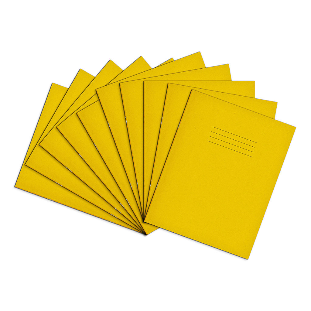 RHINO A5+ 9 x 7 Oversized Exercise Book - 8mm Lined + Margin | 64pg/10pk | The Dyslexia Shop