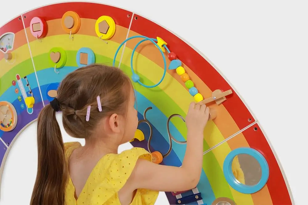 Rainbow activity wall toy | The Dyslexia Shop