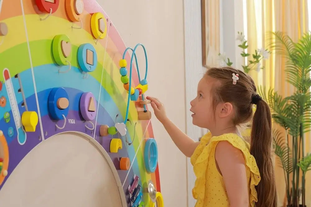 Rainbow activity wall toy | The Dyslexia Shop
