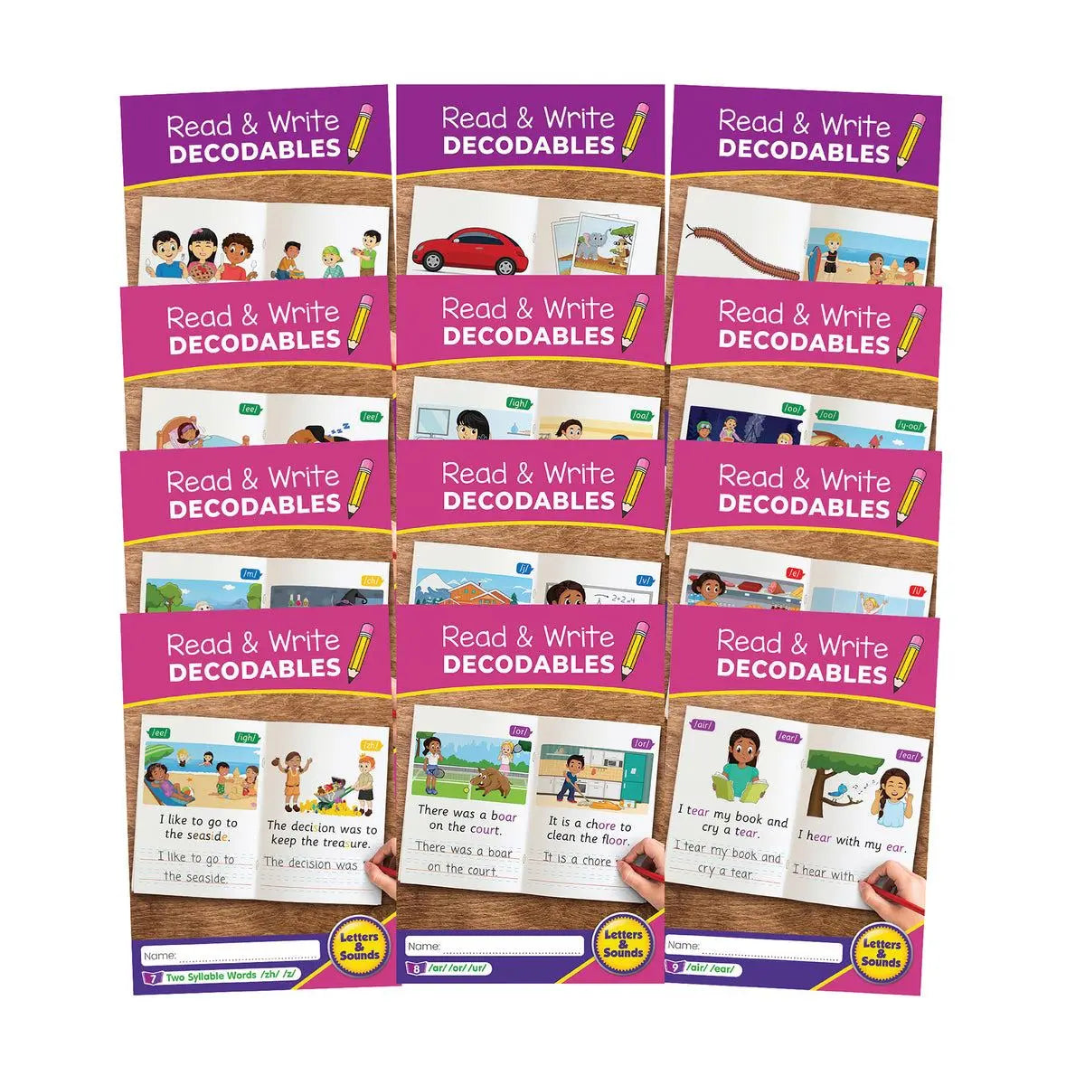 Read & Write Decodables Set B | The Dyslexia Shop
