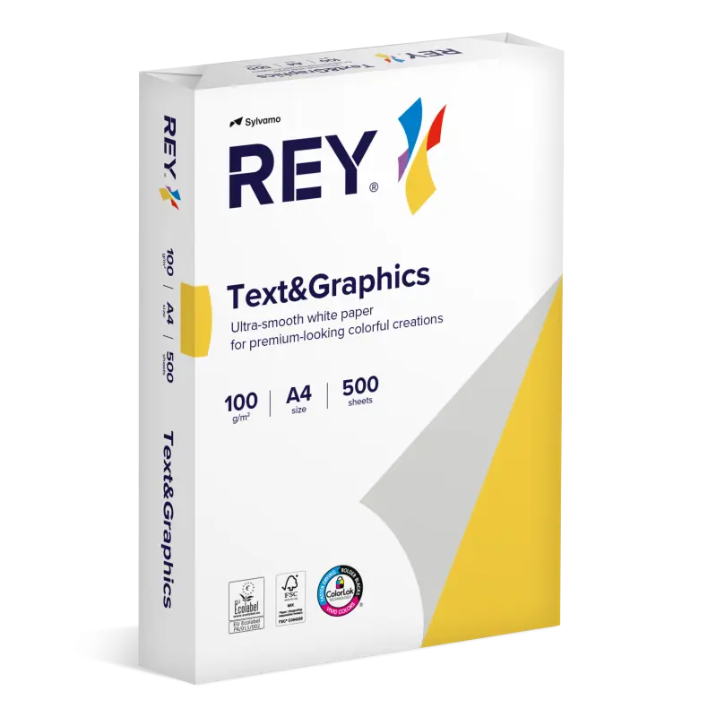 Rey Text & Graphics White 100GSM A4 Ream (500 Sheets) | The Dyslexia Shop