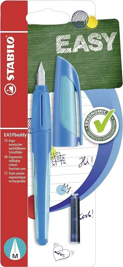 STABILO EASYbuddy Ergonomic School Fountain Pen | The Dyslexia Shop