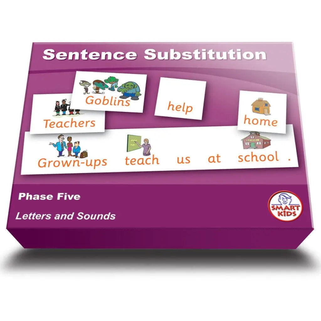 Sentence Substitution Phase Five Set 2 (Old and New GPCs) | The Dyslexia Shop