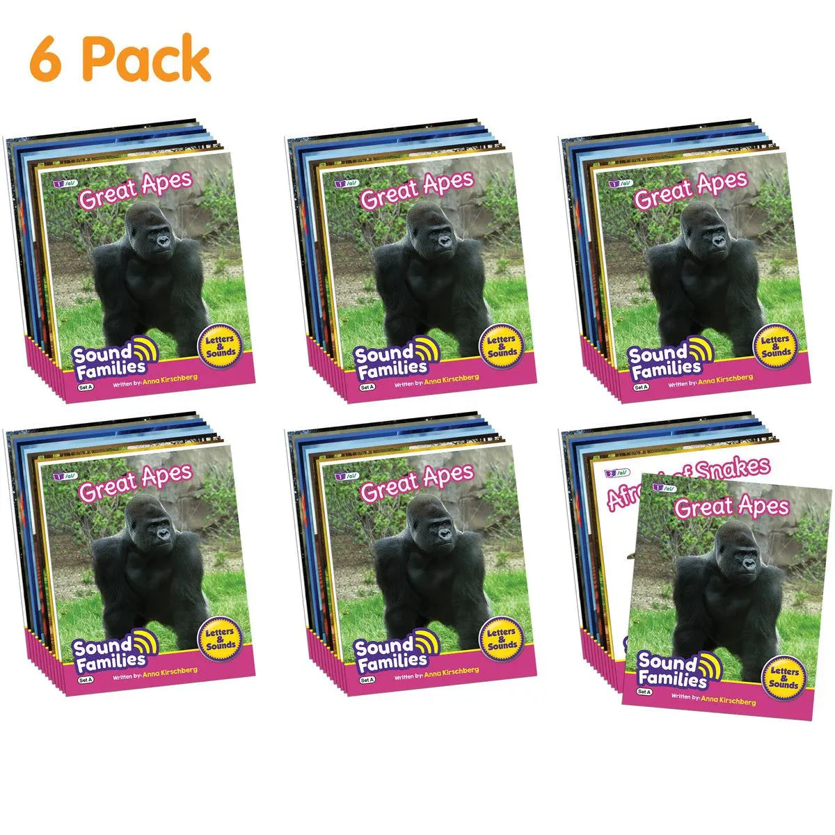 Sound Families Long Vowels Non-Fiction Phase 5.5 - 6 pack | The Dyslexia Shop