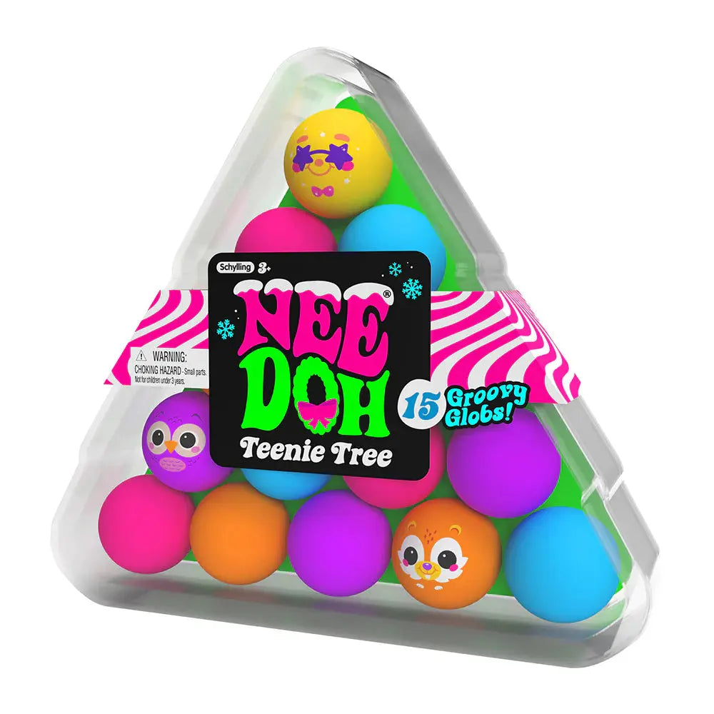 Squishmas Teenie Tree - 15 Pack Nee-Doh | The Dyslexia Shop