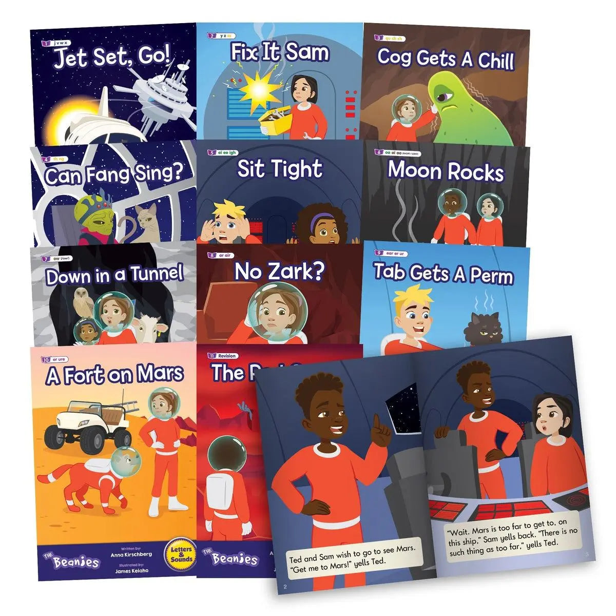 The Beanies Hi-Lo Diversity Decodables Phase 3 Set 2 - 6 Pack | The Dyslexia Shop