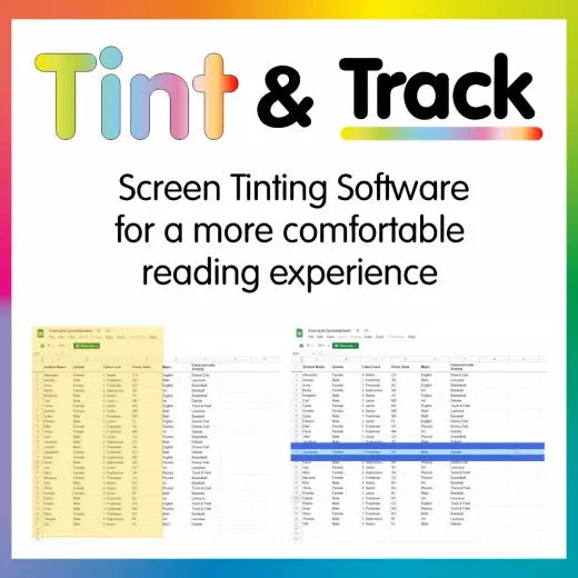 Tint and Track - Virtual Overlay (V2) - Standard | The Dyslexia Shop