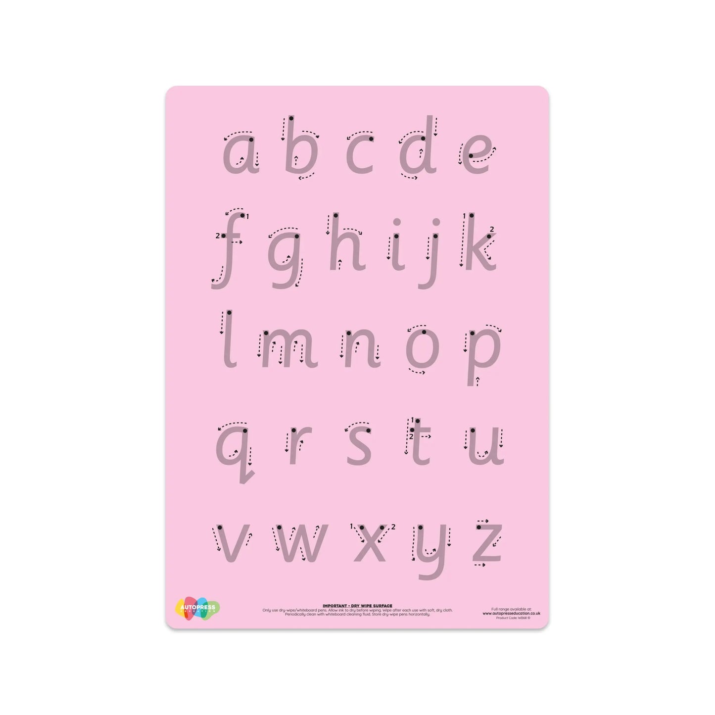 Tinted Letter Formation Mat – Support Visual Learning & Handwriting Skills | The Dyslexia Shop