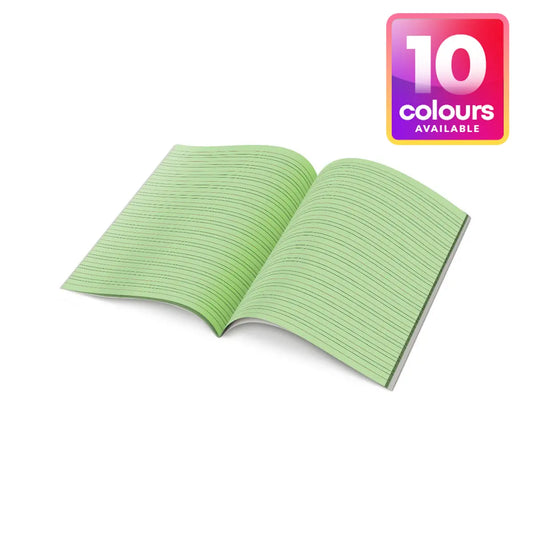 Tinted Paper Handwriting Exercise Book - 9"x7" | The Dyslexia Shop