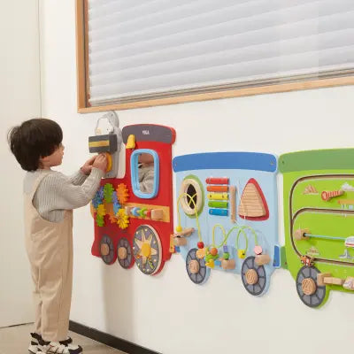 Train Wall Panel – Interactive Multi-Sensory Activity Board | The Dyslexia Shop