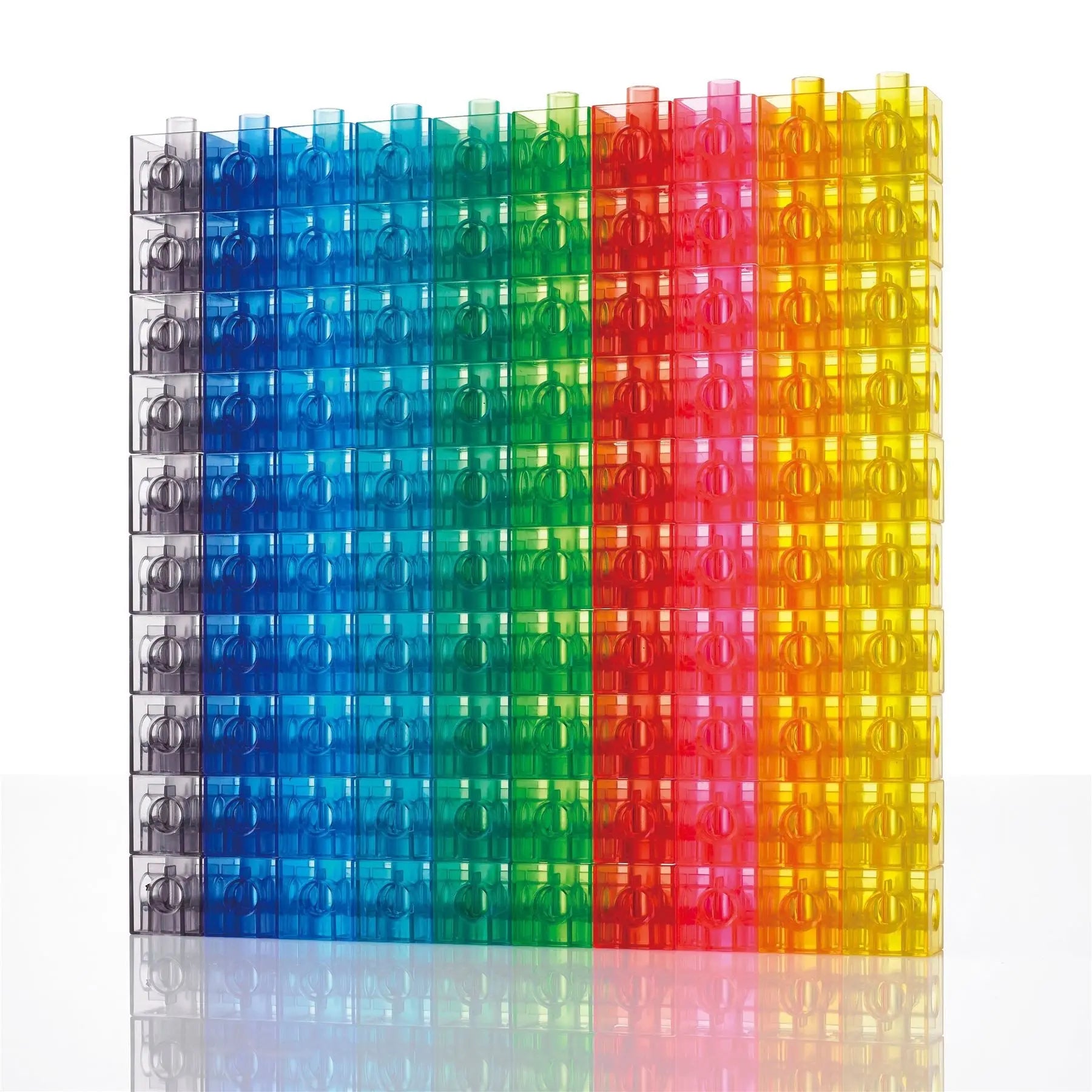 Translucent Linking Cubes - The Dyslexia Shop