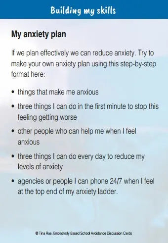 Understanding & Supporting Emotionally Based School Avoidance Discussion Cards | The Dyslexia Shop