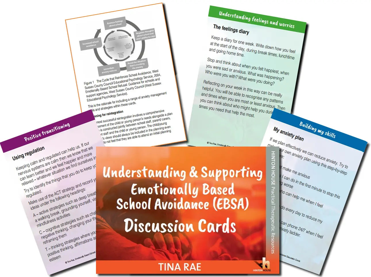 Understanding & Supporting Emotionally Based School Avoidance Discussion Cards | The Dyslexia Shop