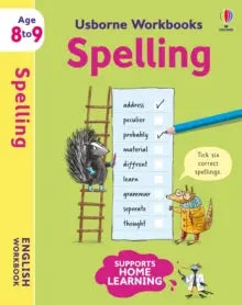 Usborne Workbooks Spelling 8–9 | The Dyslexia Shop