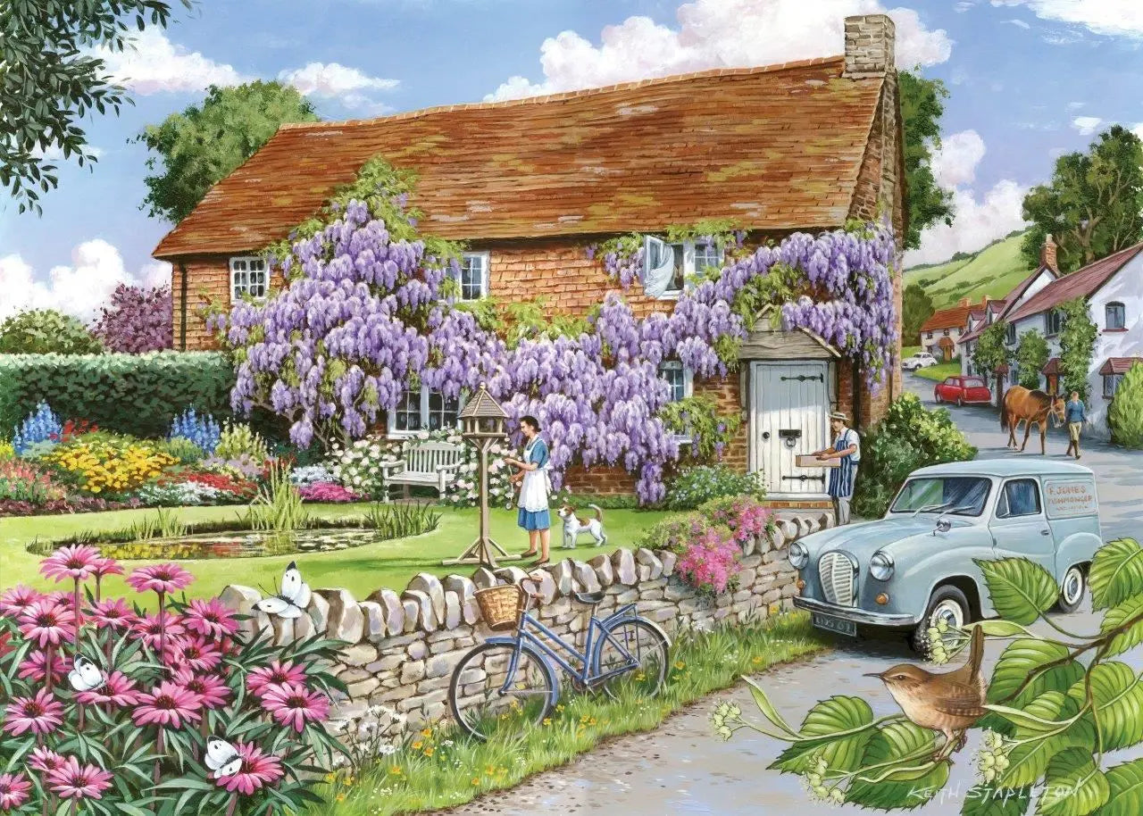 Wisteria Cottage BIG 250 Puzzle | The Dyslexia Shop