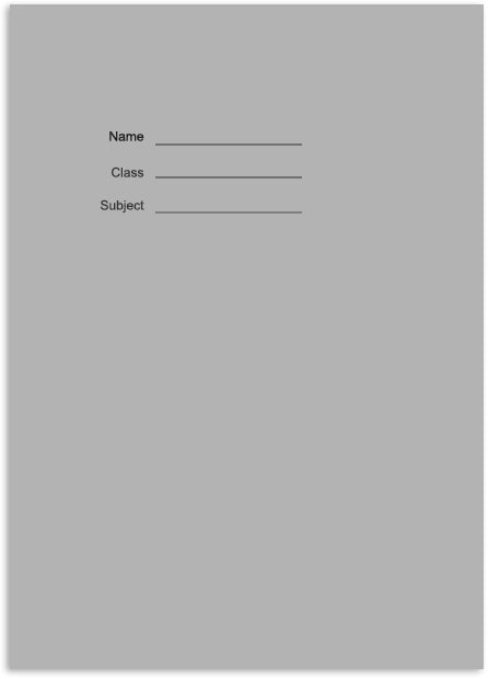 A4 White Paper Exercise Book 7mm Squared - 48 Pages