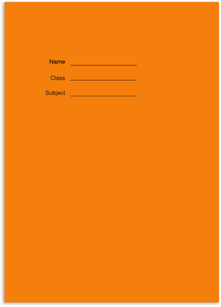 A4 White Paper Exercise Book 10 mm Lined - 48 Pages with Margin