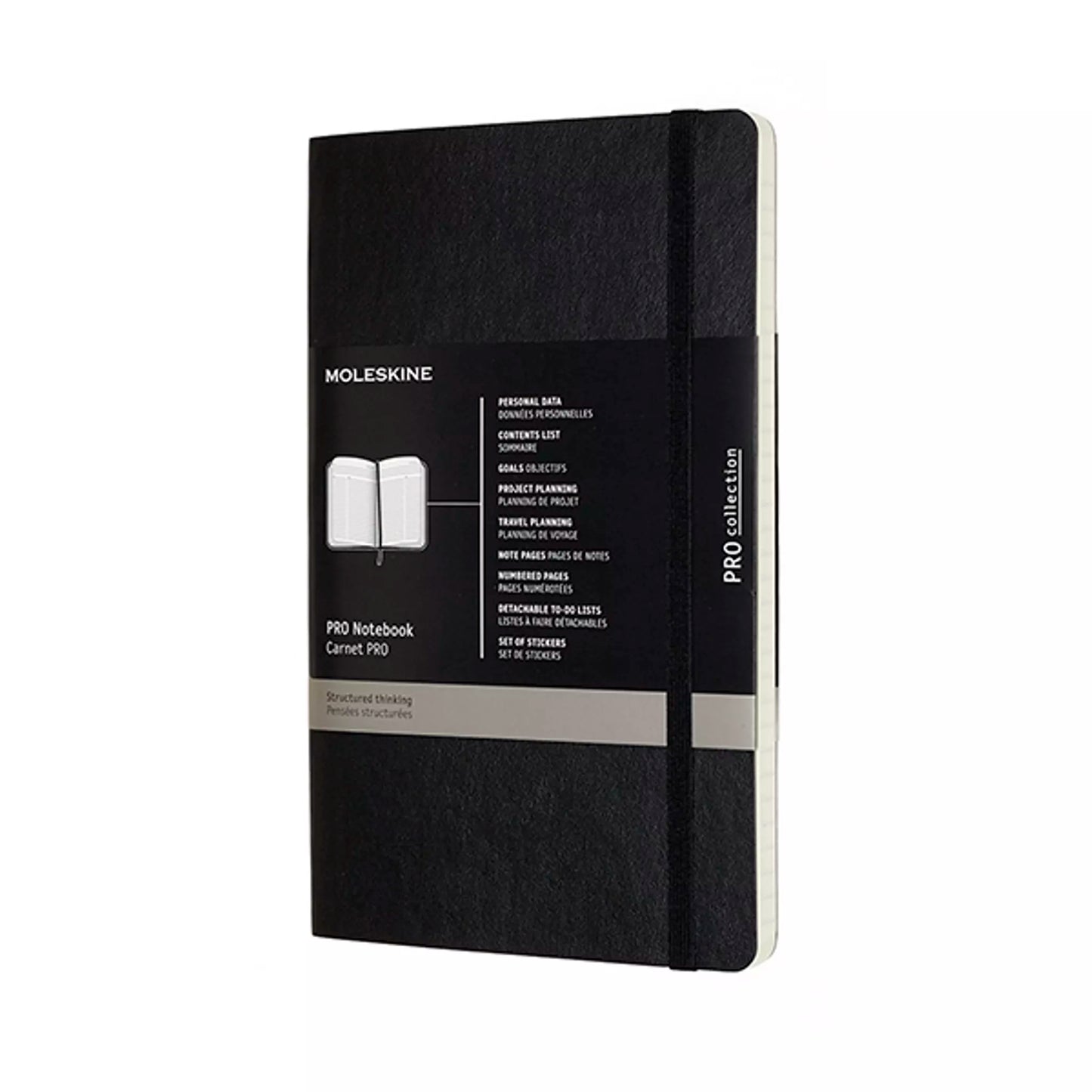 Pro Notebook Large Soft Black