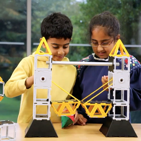 Original Polydron Bridges Class Set - 322-Piece Bridge Building Kit