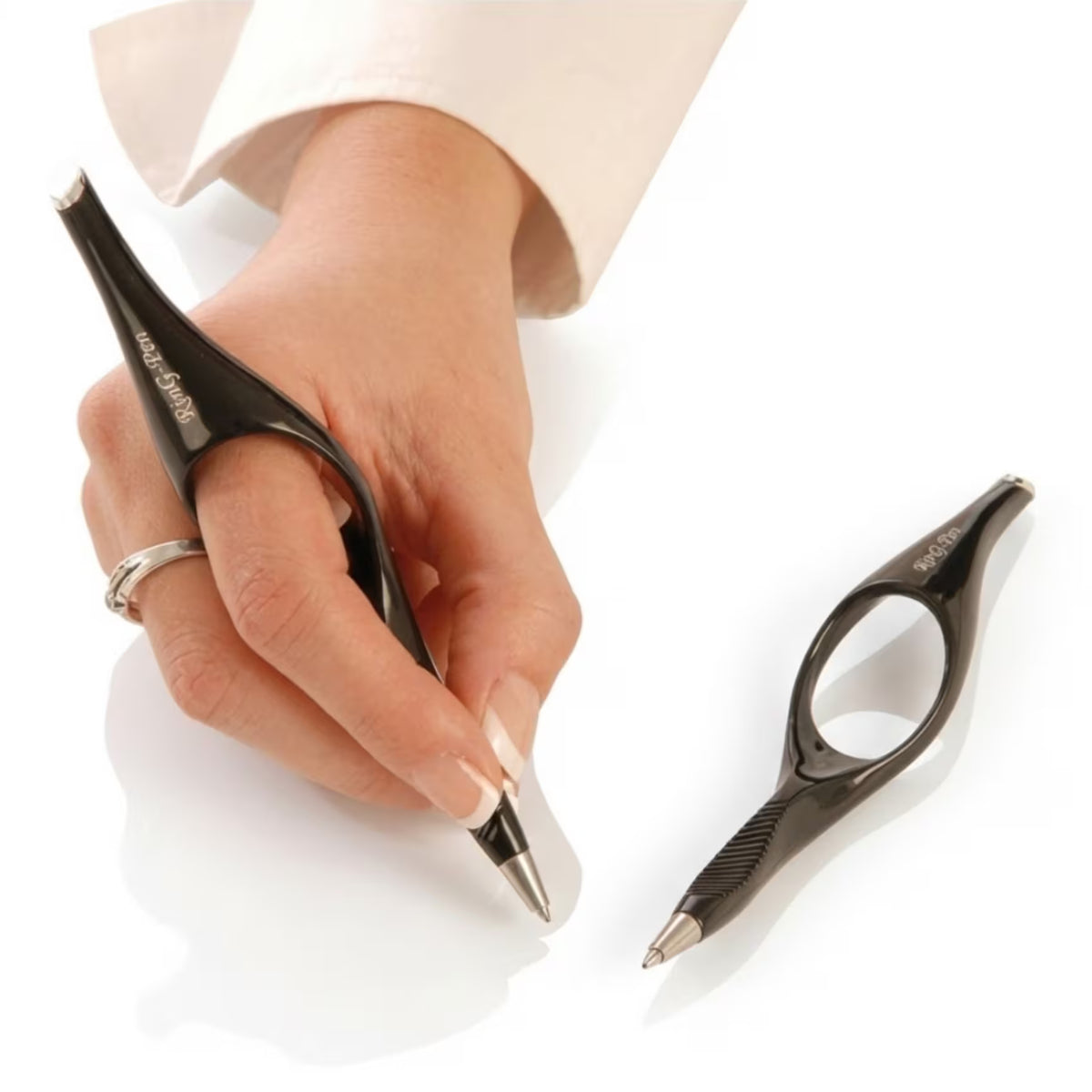 Ring Pen Ergonomic Pen - Black