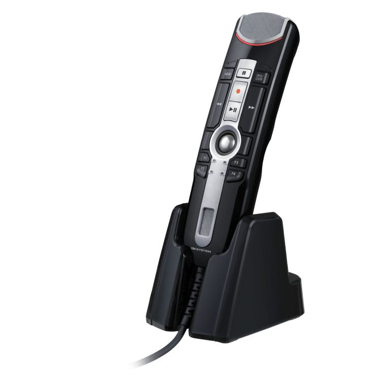OM System RecMic II RM-4010N Trackball USB Dictation Microphone