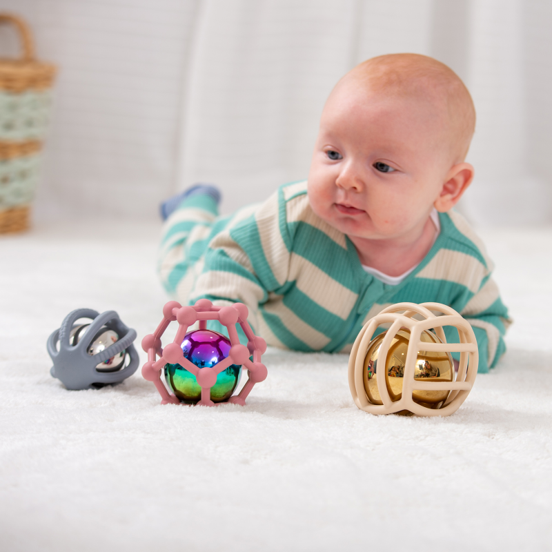 tickit® SiliSoft Sensory Steel Balls Earth, 6-Piece Sensory Set