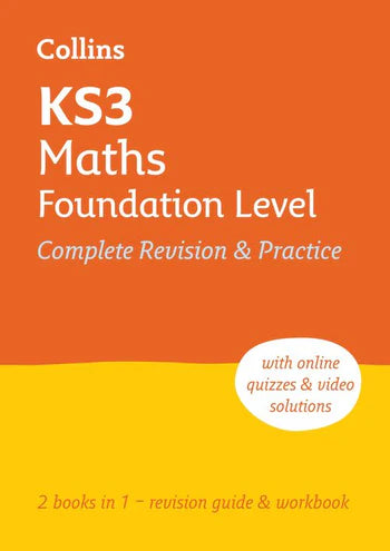 KS3 Maths Foundation Level All-in-One Complete Revision and Practice: Ideal for Years 7, 8 and 9 (Collins KS3 Revision)