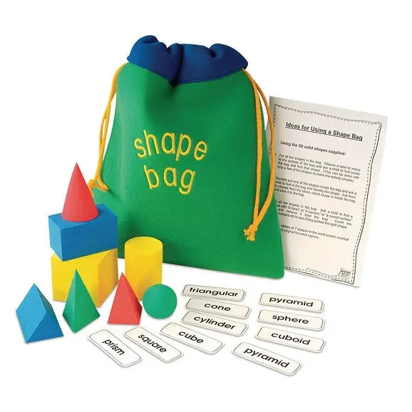 3D Shape Bag | The Dyslexia Shop