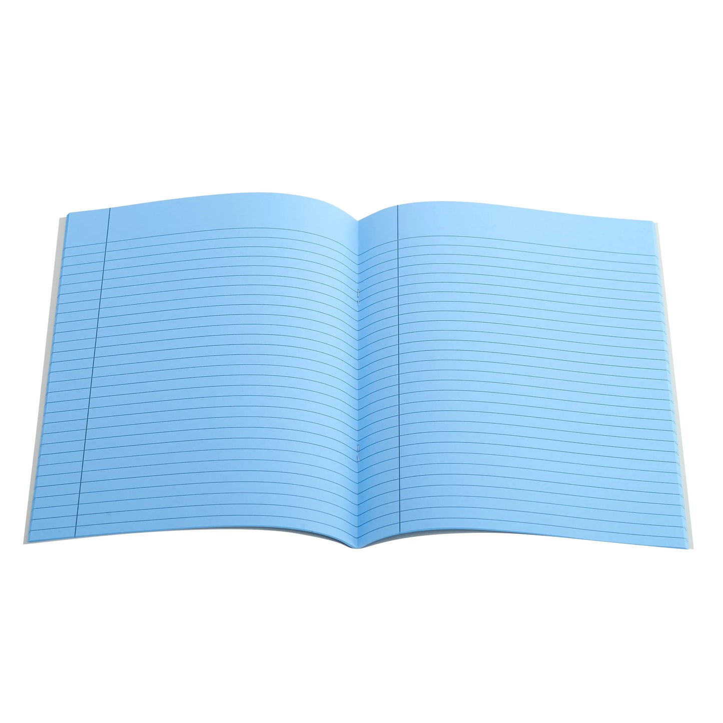 A5 (9" x 7") - 7mm Lined Tinted Paper - Exercise Book (Grey Cover) | The Dyslexia Shop