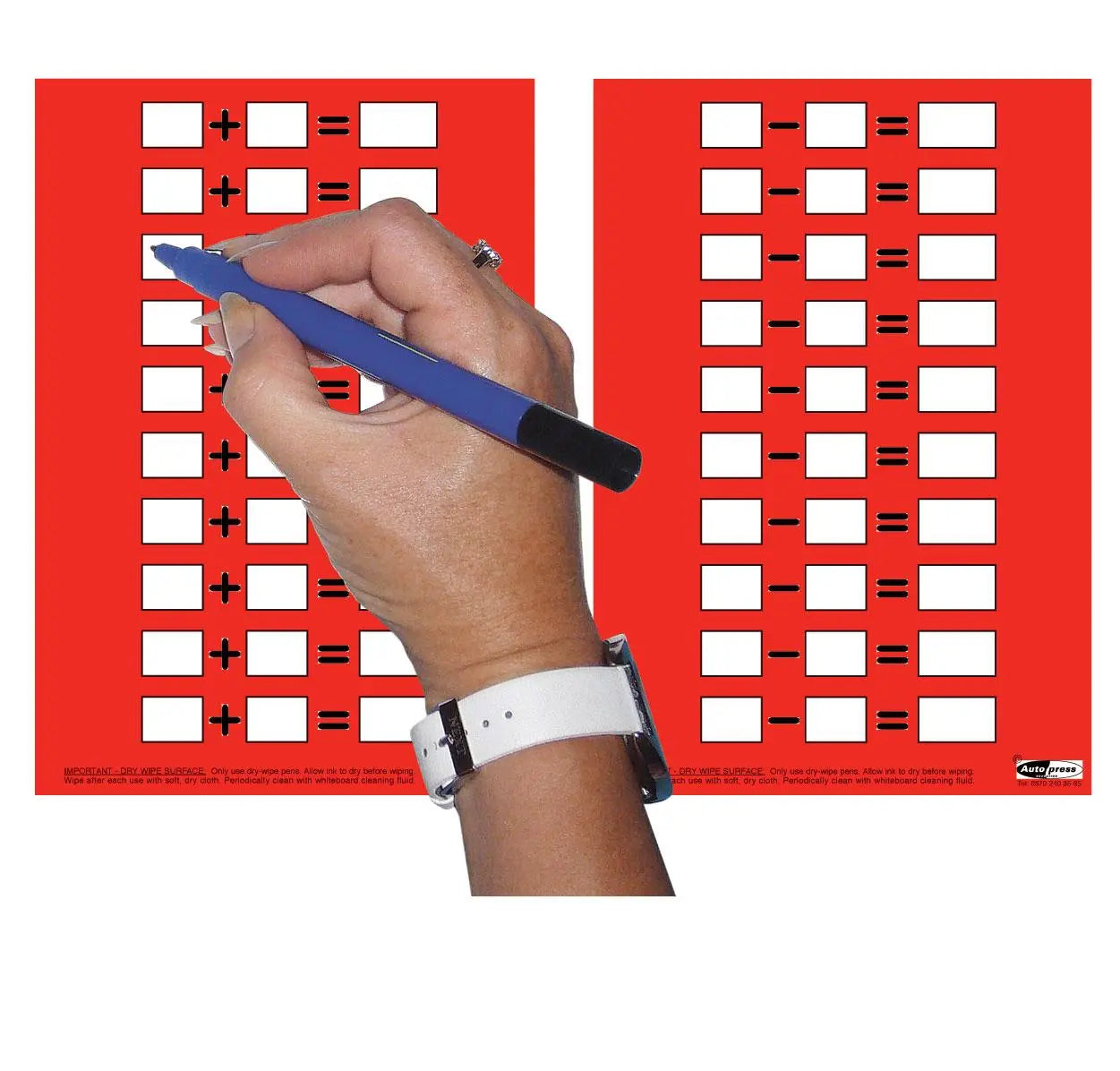 Addition & Subtraction Practice Cards | The Dyslexia Shop