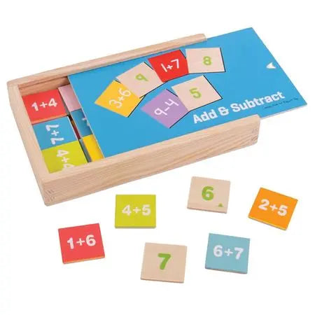 Bigjigs Toys Add and Subtract Box - Educational Games | The Dyslexia Shop