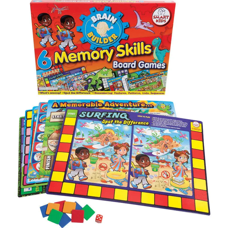 Brain Builder - 6 Memory Skills Board Games | The Dyslexia Shop