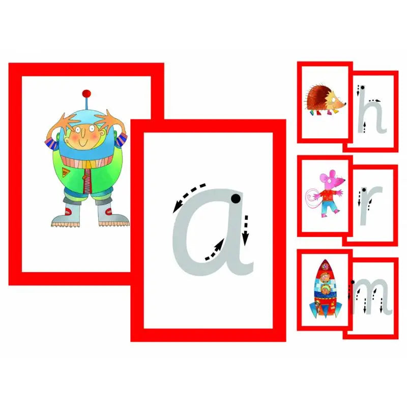 Child's Letter and Picture Cards (Infant Print) | The Dyslexia Shop