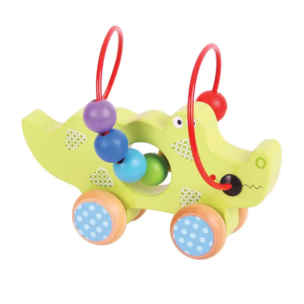 Crocodile Push Along Bead Frame | The Dyslexia Shop