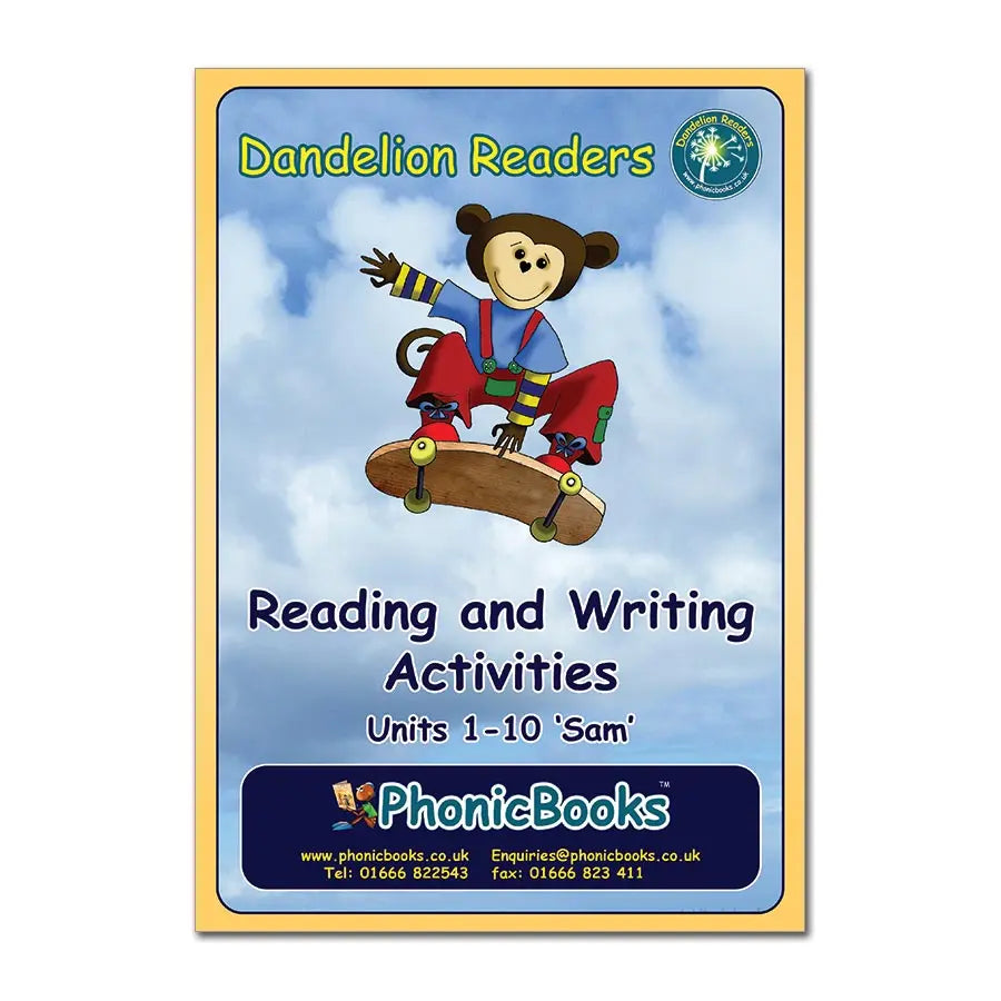 Dandelion Readers, Set 1 Units 1-10 Reading & Writing Activities - Sam | The Dyslexia Shop