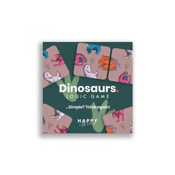 Dinosaurs Logic Game - Pack Of 9 - Happy Little Doers | The Dyslexia Shop