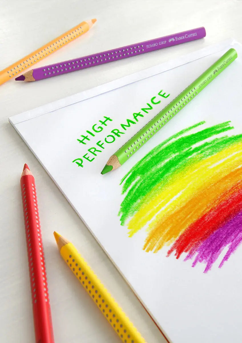 Faber-Castell GRIP 2001 Colour Pencils (Box of 6 Colours) | The Dyslexia Shop