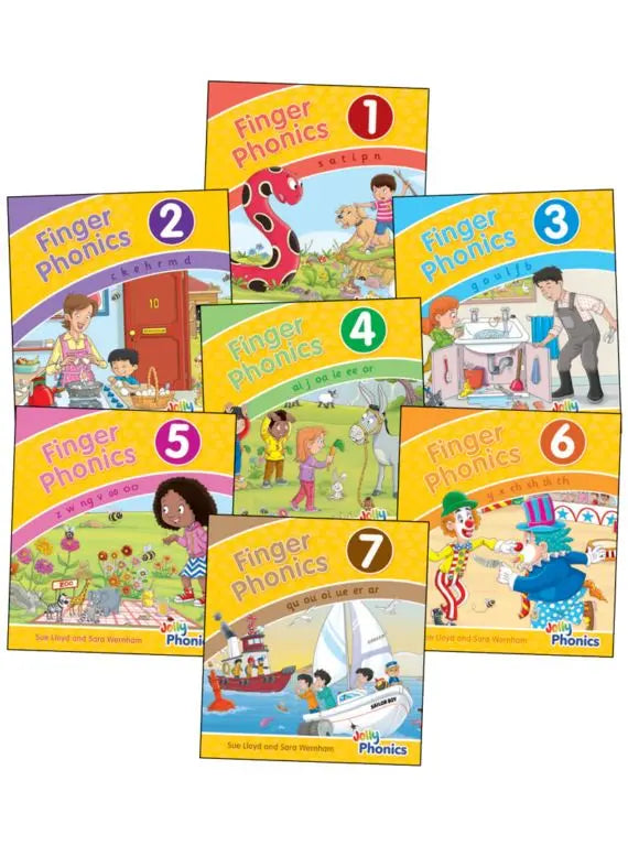 Finger Phonics Books 1–7 | The Dyslexia Shop