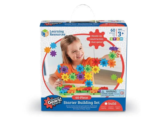 Gears! Gears! Gears!® Starter Building Set (Set of 60) | The Dyslexia Shop