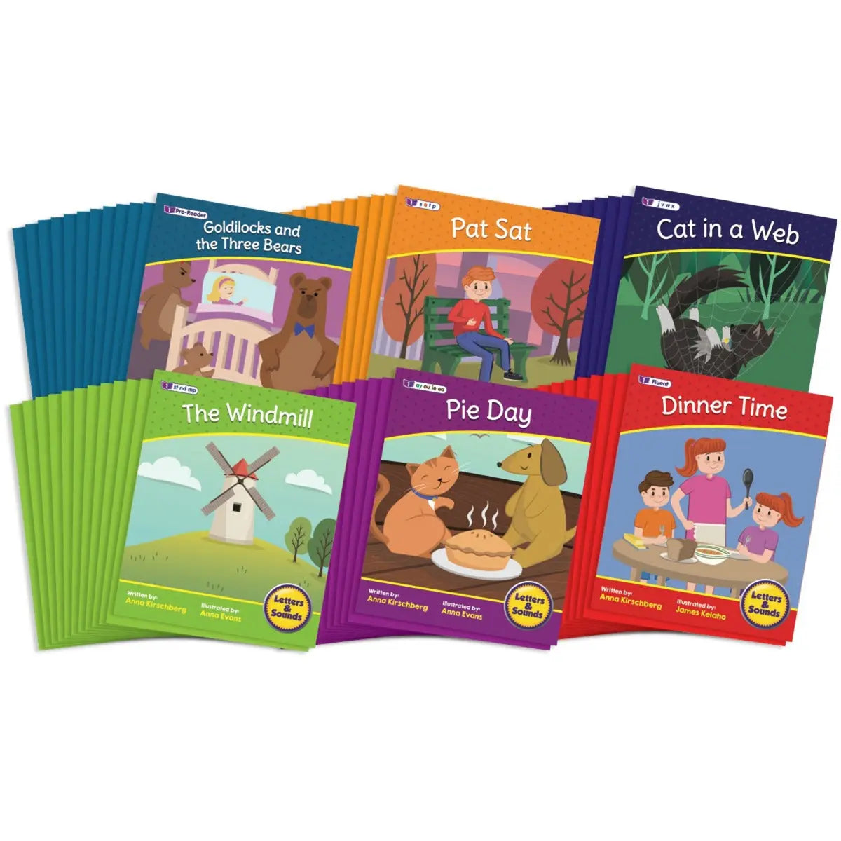 Letters & Sounds Set 2 Fiction Boxed Set | The Dyslexia Shop