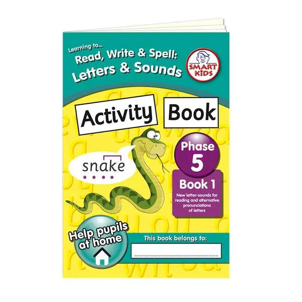 Letters and Sounds Phase 5 Activity Book | The Dyslexia Shop
