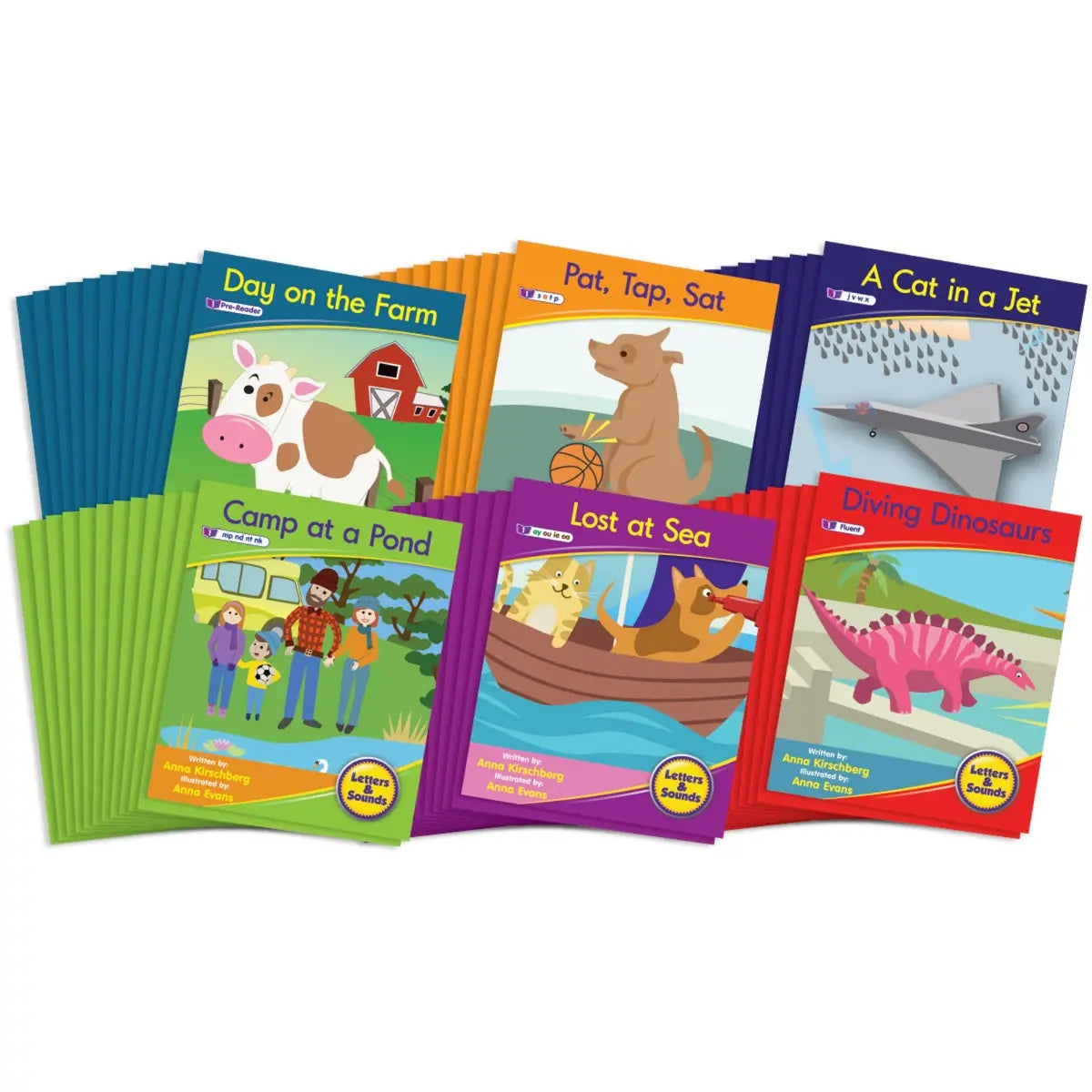 Letters and Sounds Set 1 Fiction Boxed Set | The Dyslexia Shop
