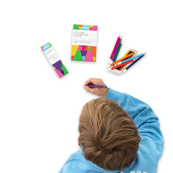 Love Writing Co. Writing Pencils - pack of 5- Ages 6-9 | The Dyslexia Shop