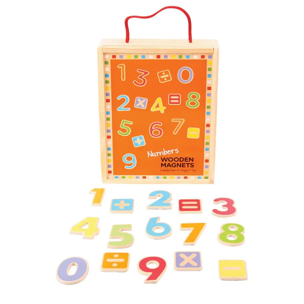 Magnetic Wooden Numbers | The Dyslexia Shop