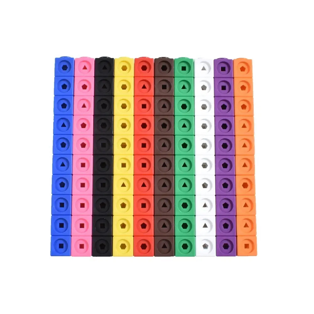Math Linking Cubes - Pk100 | The Dyslexia Shop
