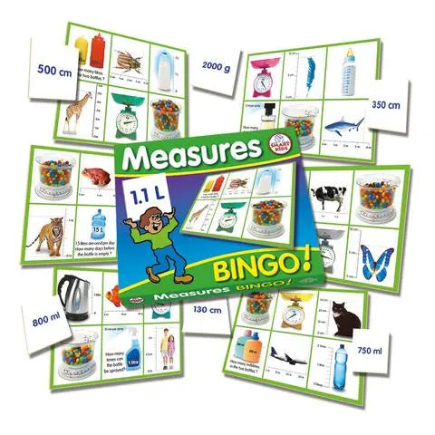 Measures Bingo! | The Dyslexia Shop