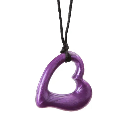 Miller Heart Pendant Sensory Chew | The Dyslexia Shop
